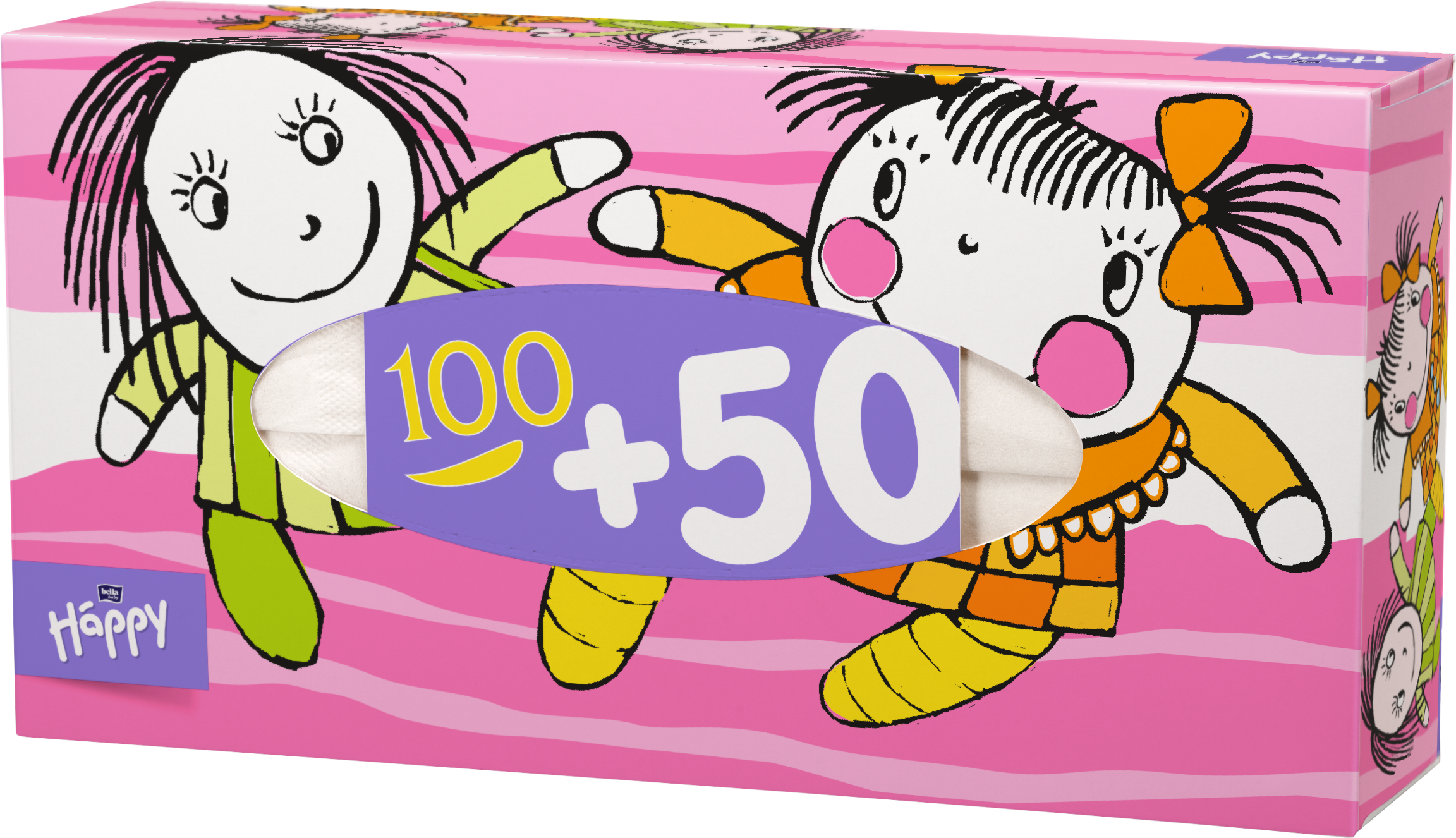 Bella Baby Happy хустинки універсальні 150 штук